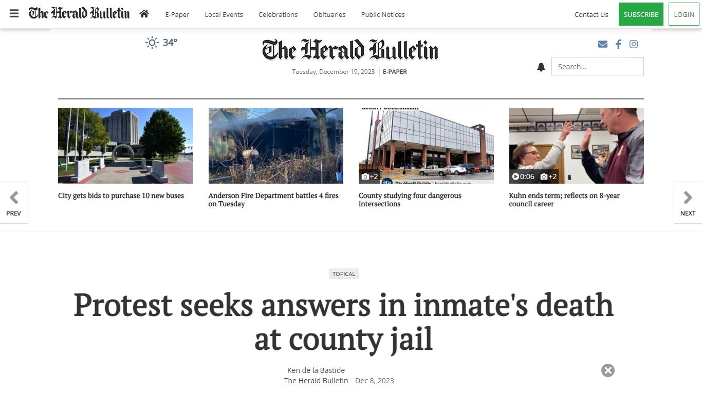 Protest seeks answers in inmate's death at county jail